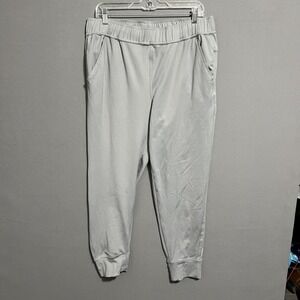 Balance Collection Pants Mens Large 30 Inseam Gray‎ Jogger Cuffed Elastic Waist